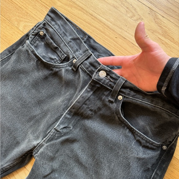 Vintage 90s Levi's 501 Ash Gray Denim Jeans - Picture 8 of 9